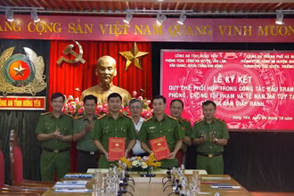 Lễ ký kết quy chế phối hợp.
