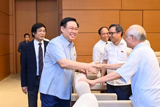 Chủ tịch Quốc hội Vương Đình Huệ gặp mặt Hội Quy hoạch phát triển đô thị Việt Nam