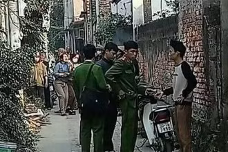 Cảnh sát có mặt tại khu vực xảy ra vụ việc.