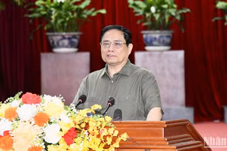 Thủ tướng Phạm Minh Chính phát biểu ý kiến tại Chương trình.