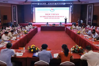 Hội thảo “Xây dựng cơ quan báo chí và người làm báo văn hóa”.