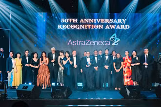 AstraZeneca Việt Nam vinh dự nhận Giải thưởng 50th Anniversary Recognition (ảnh AstraZeneca).