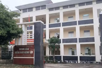 Trụ sở Trung tâm Kiểm soát bệnh tật tỉnh Hòa Bình.