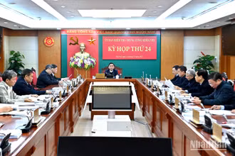 Tại kỳ họp thứ 24, Ủy ban Kiểm tra Trung ương đề nghị Bộ Chính trị, Ban Bí thư xem xét, thi hành kỷ luật Ban Cán sự đảng Bộ Ngoại giao và một số đảng viên vi phạm. (Ảnh: ĐĂNG KHOA)