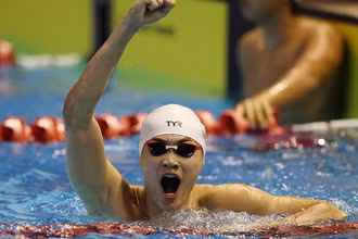 Phạm Thanh Bảo giành cú đúp HCV, phá hai kỷ lục SEA Games. (Ảnh: Hoàng Linh/TTXVN)