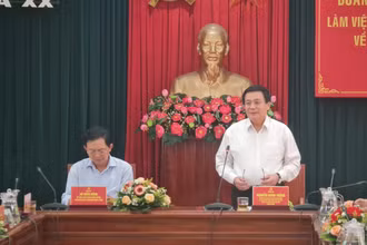 Quang cảnh buổi làm việc.