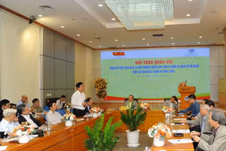 Quang cảnh hội thảo. (Ảnh: THANH LÂM)