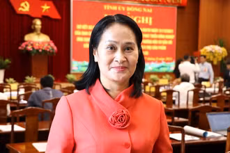 Đồng chí Đặng Minh Nguyệt, Ủy viên Ban Thường vụ Tỉnh ủy Đồng Nai, Bí thư Thành ủy Long Khánh. 