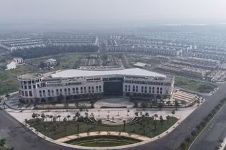 Một khu đô thị phía tây cao tốc Biên Hòa-Vũng Tàu.
