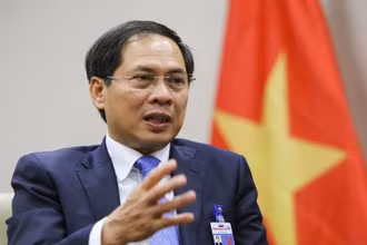 Bộ trưởng Ngoại giao Bùi Thanh Sơn. (Ảnh: TTXVN)