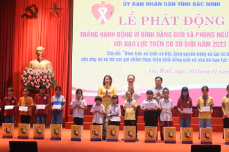 Bắc Ninh phát động Tháng Hành động vì bình đẳng giới.