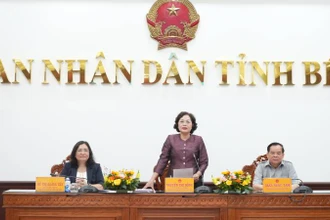 Đoàn công tác của Chính phủ làm việc tại tỉnh Bến Tre