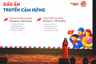 Giám đốc Trung tâm Dịch vụ truyền hình Phạm Thanh Phương phát biểu tại lễ phát động.