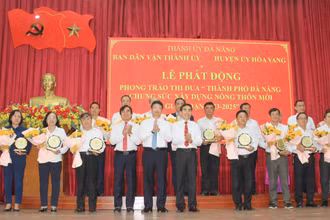 Phát động đăng ký hỗ trợ xây dựng nông thôn mới ở Hòa Vang giai đoạn 2023-2025.