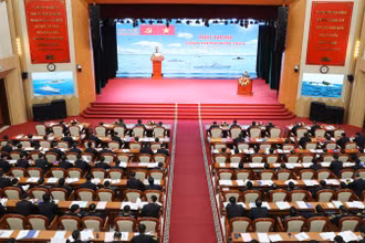 Quang cảnh Hội nghị quân chính của Quân chủng Hải quân.