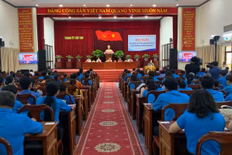 Quang cảnh buổi đối thoại.
