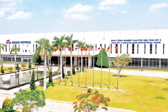 Trụ sở Khu công nghiệp chuyên sâu Phú Mỹ 3. 