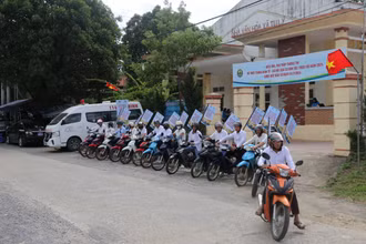 Lễ ra quân Điều tra, thu thập thông tin về thực trạng kinh tế-xã hội.