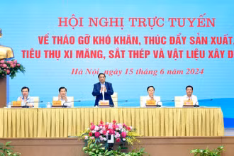 Thủ tướng Phạm Minh Chính chủ trì Hội nghị.(Ảnh: Trần Hải)