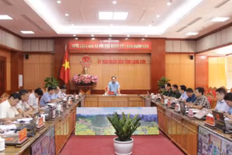 Ủy ban nhân dân tỉnh Lạng Sơn họp trực tuyến triển khai công tác phòng, chống bão số 3.