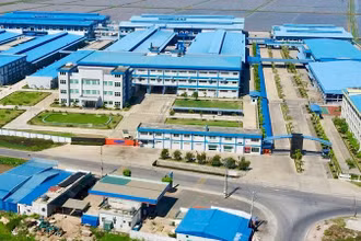 Khu công nghiệp Mỹ Thuận nằm trên địa bàn huyện Mỹ Lộc, tỉnh Nam Định đã thu hút được nhiều dự án đầu tư FDI. (Ảnh: TRẦN KHÁNH)