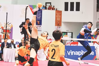 Cầu mây Việt Nam có nhiều khởi sắc những năm gần đây. Ảnh ITN