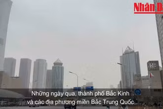 [Video] Bão cát nghiêm trọng tại Trung Quốc