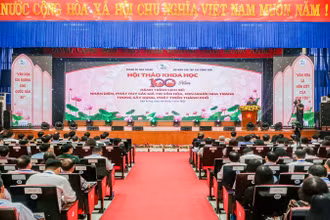 Quang cảnh hội thảo. (Ảnh: PHONG NGUYÊN) 