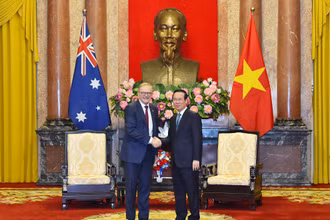 Phát triển mạnh mẽ quan hệ hai nước Việt Nam-Australia