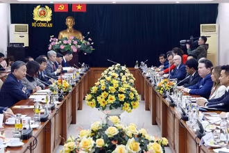 Toàn cảnh buổi tiếp. (Ảnh: MPS)