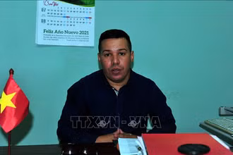 Tiến sĩ Kinh tế học Ruvislei González Sáez. Ảnh: Lê Hà/Pv TTXVN tại Cuba