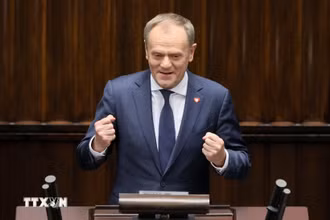 Thủ tướng Ba Lan Donald Tusk. (Ảnh: PAP/TTXVN)