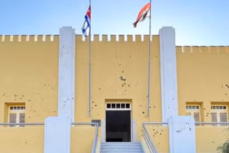 Khu Di tích cách mạng Cuba-Pháo đài Moncada. (Ảnh: TTXVN)