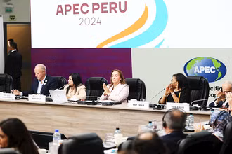 Hội nghị Bộ trưởng Tài chính APEC diễn ra tại Lima (Peru). Ảnh: REUTERS