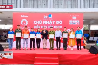 Hưởng ứng Ngày hội hiến máu tình nguyện "Chủ nhật Đỏ" năm 2024