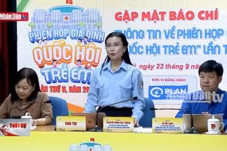 "Quốc hội trẻ em" sẽ thảo luận về những chủ đề thiết thực
