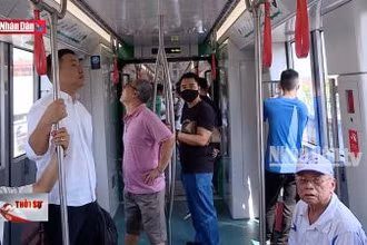 Tuần đầu vận hành, tàu Metro Nhổn - ga Hà Nội đón gần 400.000 lượt khách