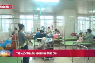 Trẻ mắc cúm A tại Ninh Bình tăng cao