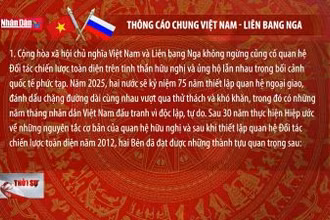 Thông cáo chung Việt Nam - Liên bang Nga