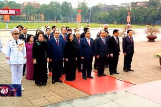 Lãnh đạo Đảng, Nhà nước viếng Lăng Chủ tịch Hồ Chí Minh
