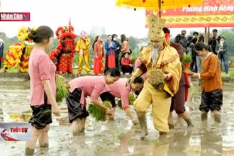 Tái hiện truyền thuyết Vua Hùng dạy dân cấy lúa