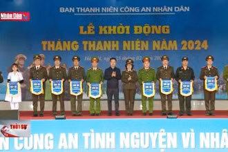 Lễ khởi động Tháng Thanh niên năm 2024 trong Công an Nhân dân