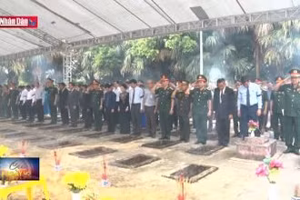 Quảng Bình: Truy điệu và an táng 16 hài cốt liệt sỹ hy sinh tại Lào