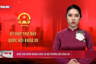 Quốc hội miễn nhiệm chức vụ Bộ trưởng Bộ Công an