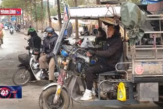 Nhọc nhằn mưu sinh trong những ngày đông rét