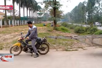 Khó xử lý dứt điểm xe thô sơ chở hàng cồng kềnh