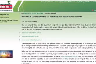 Cảnh báo một số website người dùng Internet cần tránh