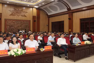 Các đại biểu tham dự hội nghị đối thoại.