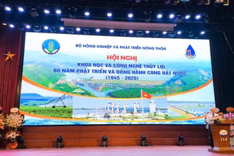 Hội nghị khoa học công nghệ thủy lợi 80 năm phát triển và đồng hành cùng đất nước.