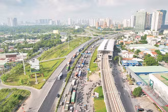 Các dự án nhà ở tại thành phố Thủ Đức. (Ảnh: CTV)